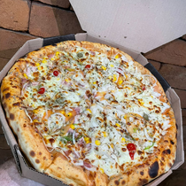 Foto da pizza do cardápio