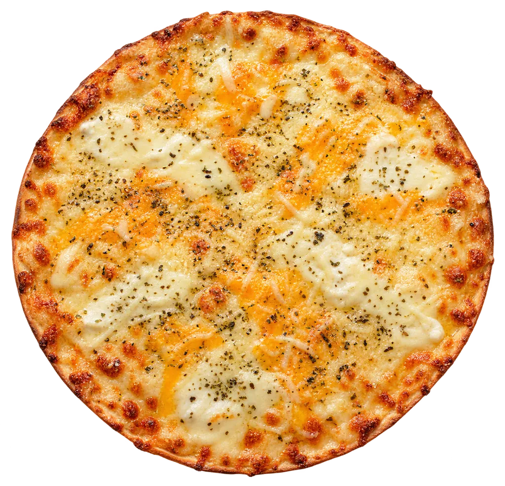 Pizza de quatro queijos — imagem ilustrativa